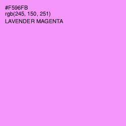 #F596FB - Lavender Magenta Color Image